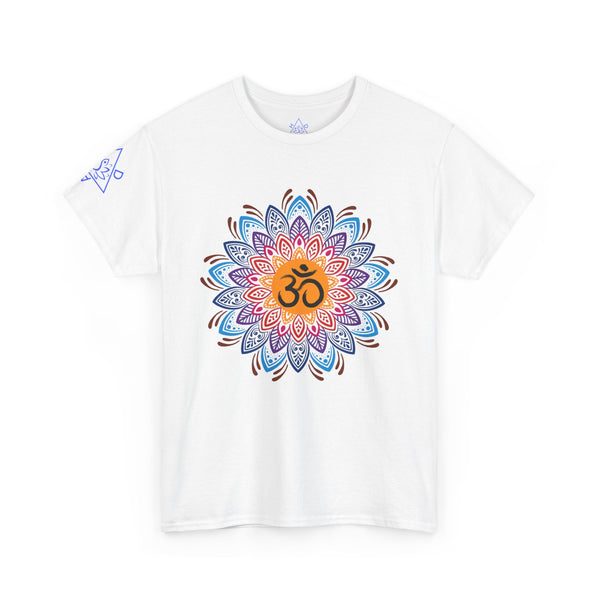 OM symbol T-shirt, Mandala T-shirt, Heavy Cotton Tee, 6 colours, 100% cotton, AU warehouse