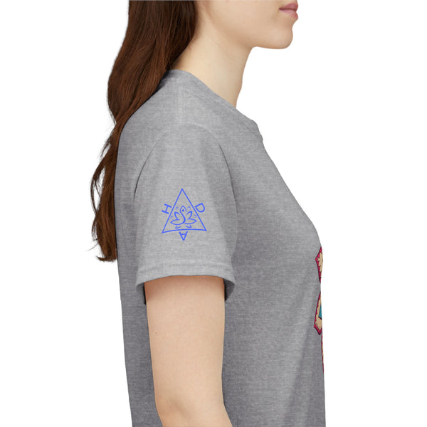 Floral Mandala T-shirt, OM symbol T-shirt, Heavy Cotton Tee, 7 different colours, 100% Cotton.