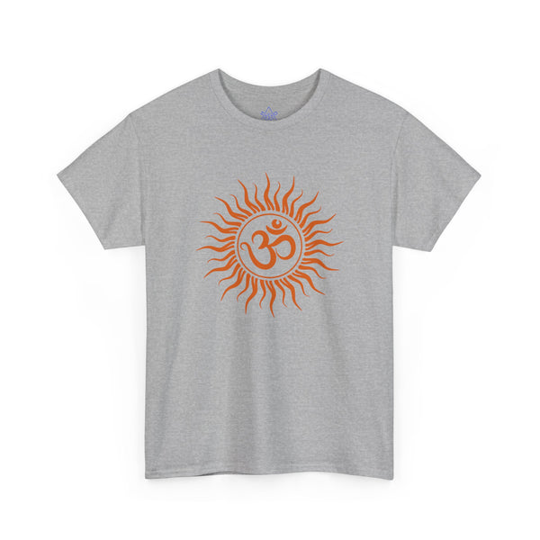 OM symbol T-shirt, Sun T-shirt Heavy Cotton Tee, 7 colours, different sizes, Top quality cotton, AU post.