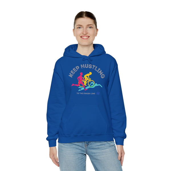 Hustling Hoodie,  Keep Hustling heavy blend hoodie with Kangaroo pocket, full colour, 6 Colours, 50% Cotton and 50% Polyester, AUS-CAN-USA warehouse, local post.