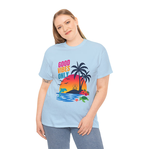 Good Vibes T-shirt, Yoga T-shirt, 100% cotton, 5 colours, different sizes, AU post.