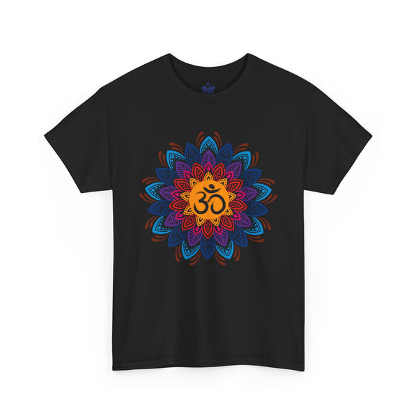 OM symbol T-shirt, Mandala T-shirt, Heavy Cotton Tee, 6 colours, Top Quality cotton, AU warehouse