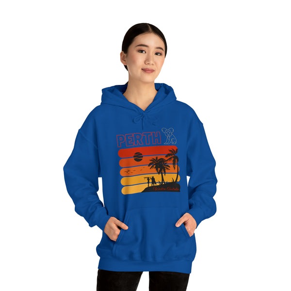 Surf Hoodie, Perth Sweatshirt with Spacious Kangaroo Pocket, 2 colours, USA warehouse, free post.