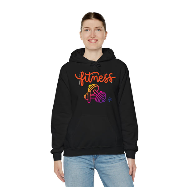 Fitness hoodie,  Gym  heavy blend hoodie with Kangaroo pocket, full colour, 6 colours, 50% Cotton and 50% Polyester.