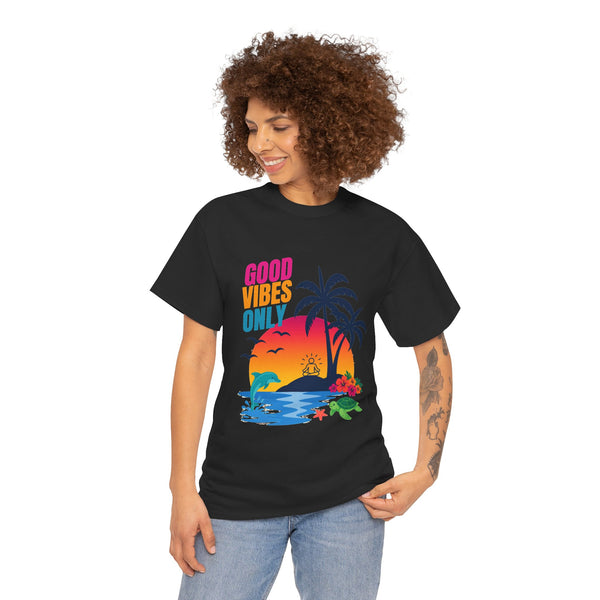 Good Vibes T-shirt, Yoga T-shirt, 100% cotton, 5 colours, different sizes, AU post.