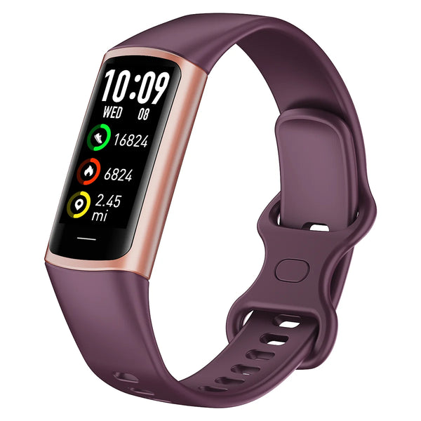 Smart Bracelet Fitness Tracker for Women or Man, Multi-Sports mode, Step Counter, Blood Oxygen, Sports mode,  USB rechargeable, Free App Easy to use.