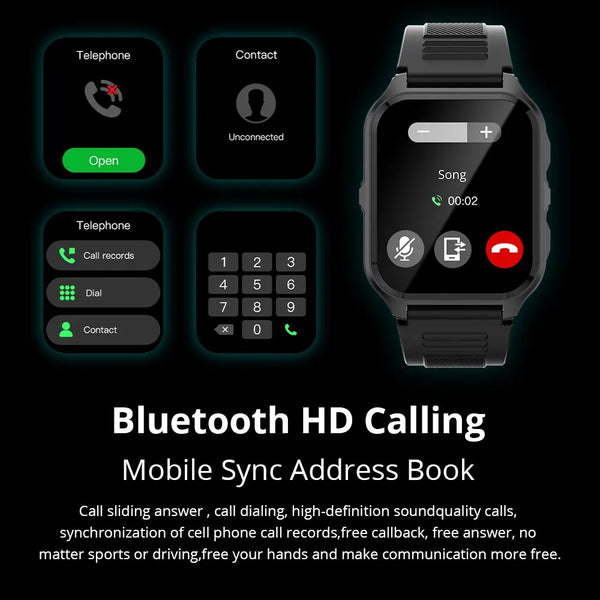 Smart Fitness Tracker & Health Monitoring, Full Touchscreen and Bluetooth for Android & iOS | AUS Shipping.