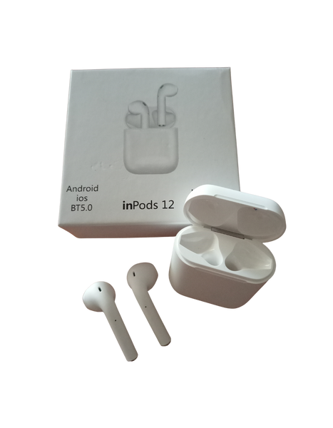 inPods 12 Matte White Wireless Earbuds, AUS Shipping.
