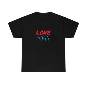 Yoga T-Shirt, Love Yoga T-Shirt 100% Cotton, 5 colours, AUS - USA warehouse