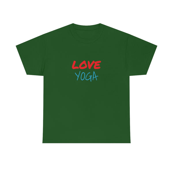 Yoga T-Shirt, Love Yoga T-Shirt 100% Cotton, 5 colours, AUS - USA warehouse