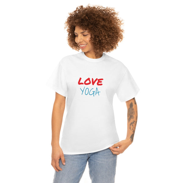 Yoga T-Shirt, Love Yoga T-Shirt 100% Cotton, 5 colours, AUS - USA warehouse